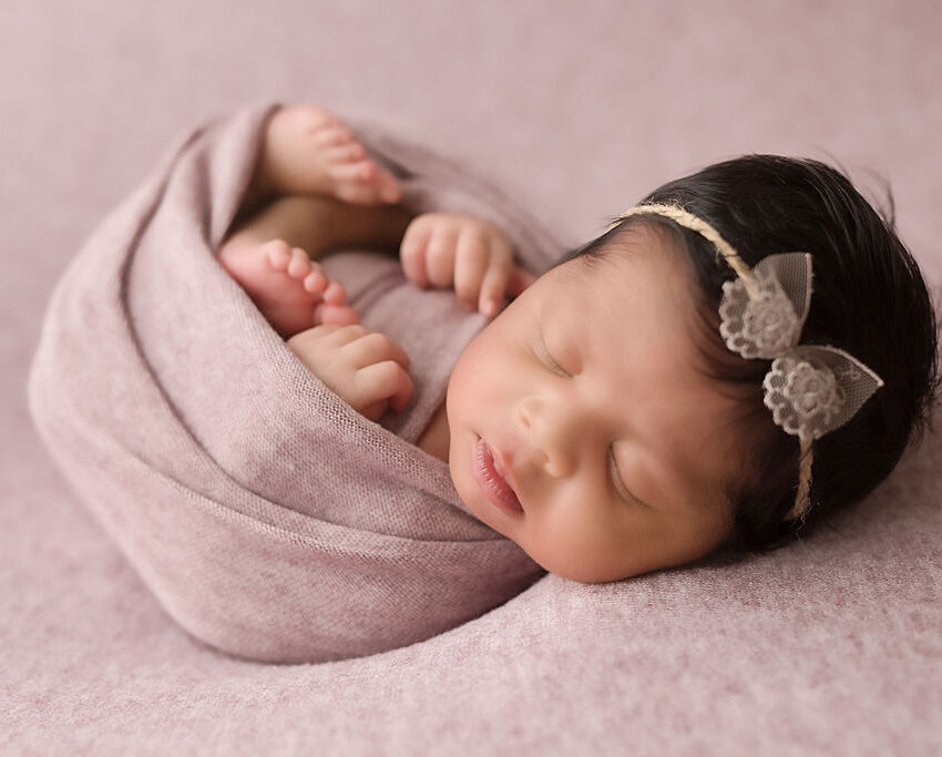 Baby Linara 10 days old newborn photography session
